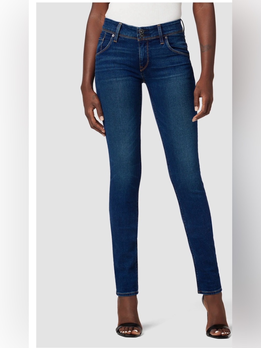 Hudson Collin Mid-Rise Skinny Jeans